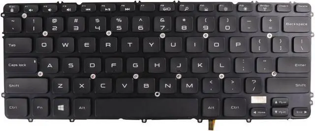 Alt view image 11 of 13 - Non-Backlit US Keyboard for Dell Latitude 3340 3350 5480 5490 5491 5495 7480 7490 E5450 E5470 E7450 E7470 Laptops - Replaces 94F68 41MMG