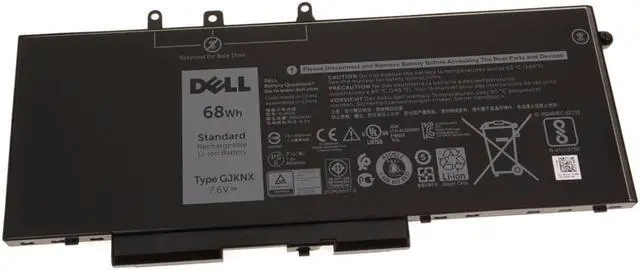 Alt view image 10 of 12 - New  Dell OEM Original Latitude 5480 5580 5280 4-Cell 68Wh Laptop Battery GJKNX