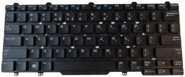 Alt view image 8 of 13 - Non-Backlit US Keyboard for Dell Latitude 3340 3350 5480 5490 5491 5495 7480 7490 E5450 E5470 E7450 E7470 Laptops - Replaces 94F68 41MMG