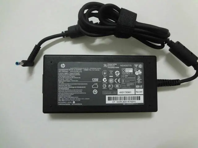 Alt view image 2 of 2 - New Genuine HP AC Power Adapter Charger 710415-001 19.5V 6.15A 120W 4.5*3.0mm