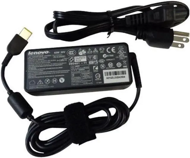 Main image of New Genuine Lenovo ThinkBook 14 14-IIL 20SL 14-IML 20RV 15-IML 20RW 15-IIL 20SM Series AC Adapter Charger 65W Square Tip