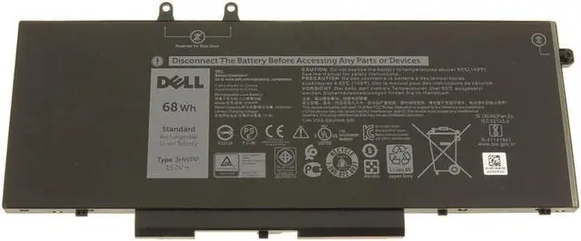 Alt view image 3 of 7 - Dell 3HWPP Laptop Battery - 4 Cells - 68Wh - 15.2 Volts - Lithium-ion