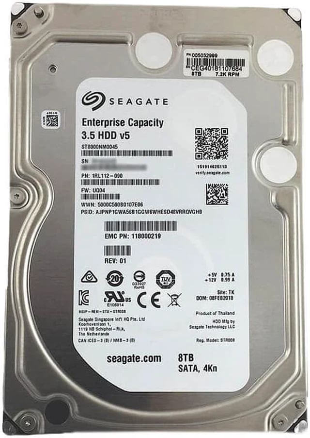 Alt view image 4 of 4 - Seagate ST8000NM0045 ST8000NM0045 8 TB Hard Drive - 3.5" Internal - SATA (SATA/600)