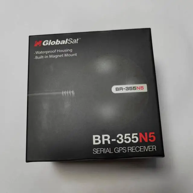 Main image of GlobalSat BR-355N5 BR355N5 Cable  Latest GPS Receiver with PS2 interface G Mouse Magnetic RS232 GNSS Replacement for  BR355S4 BR-355S4