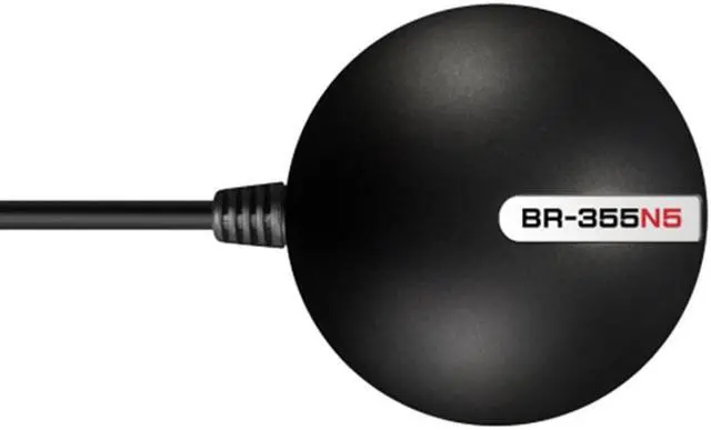 Alt view image 2 of 4 - GlobalSat BR-355N5 BR355N5 Cable  Latest GPS Receiver with PS2 interface G Mouse Magnetic RS232 GNSS Replacement for  BR355S4 BR-355S4