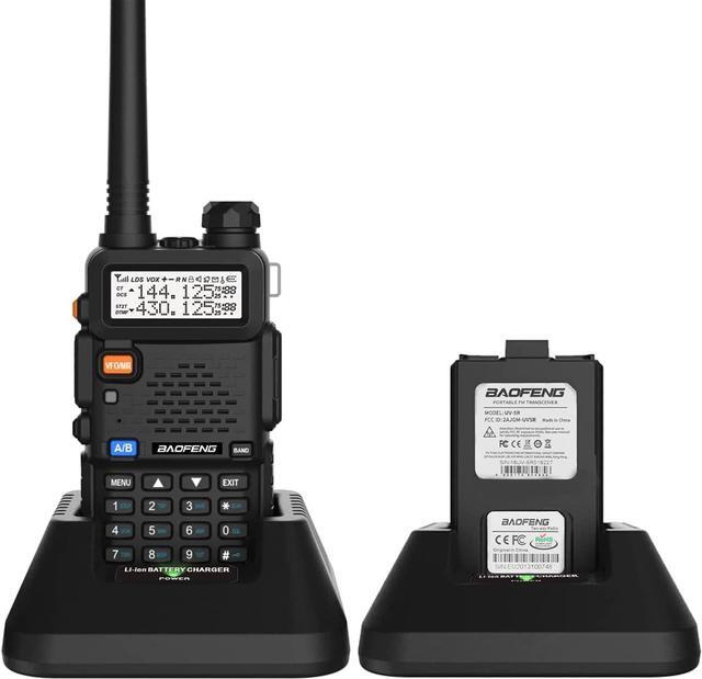 Alt view image 2 of 5 - BAOFENG UV-5R Dual Band Two Way Radio (Black), 144-148MHz & 420-450MHz