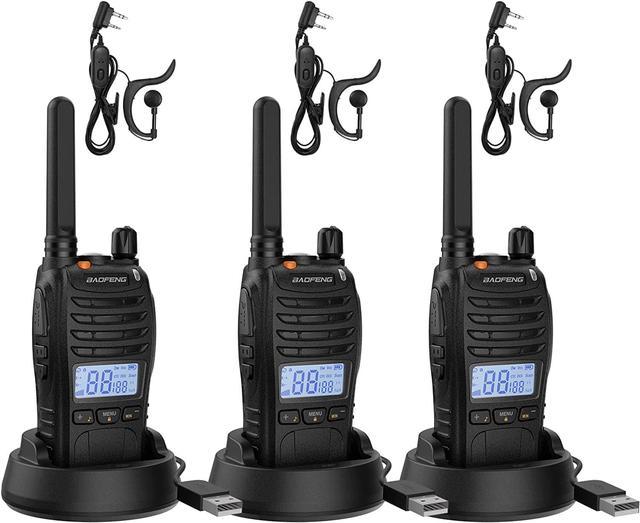 construcción naval Suministro Extraer BAOFENG BF-88ST Pro Portable Walkie Talkies, Long Range Rechargeable  License-Free Two Way Radios with NOAA VOX Dual Watch, USB Charger,  Earpiece, 3PCS Audio / Video Accessories - Newegg.com