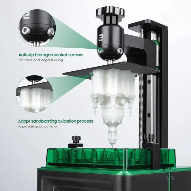 Alt view image 5 of 7 - Elegoo Mars 2 Reddit Liked #1 Value Resin 3D Printer w/ 20% MORE Clarity than Photon, Sonic