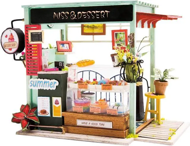 Main image of DIY 3D House Puzzle - Ice Cream Station 99pcs