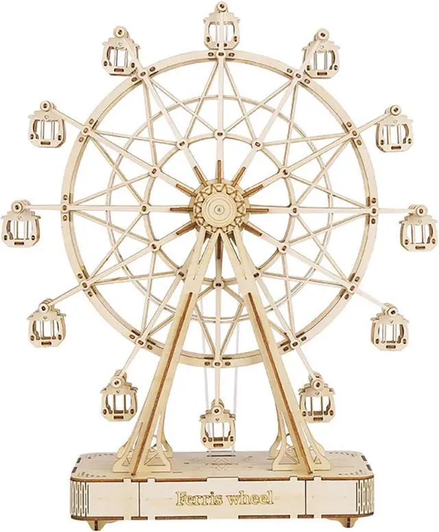 Main image of DIY 3D Music Box Puzzle - Ferris Wheel - 232 pcs