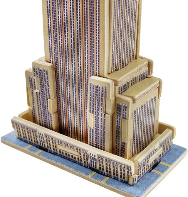 Alt view image 3 of 3 - DIY 3D Puzzle - Empire State Building - 34pcs