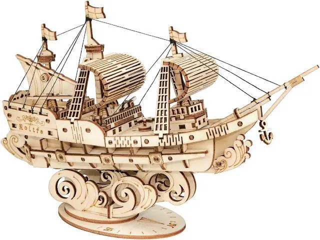 Main image of DIY 3D Puzzle - Sailing Ship - 118pcs