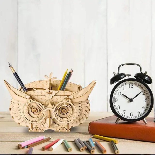 Alt view image 2 of 2 - DIY 3D Puzzle - Owl Storage Box - 61pcs