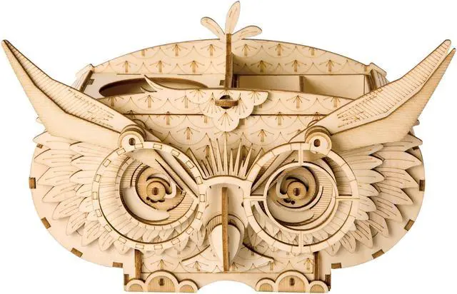 Main image of DIY 3D Puzzle - Owl Storage Box - 61pcs