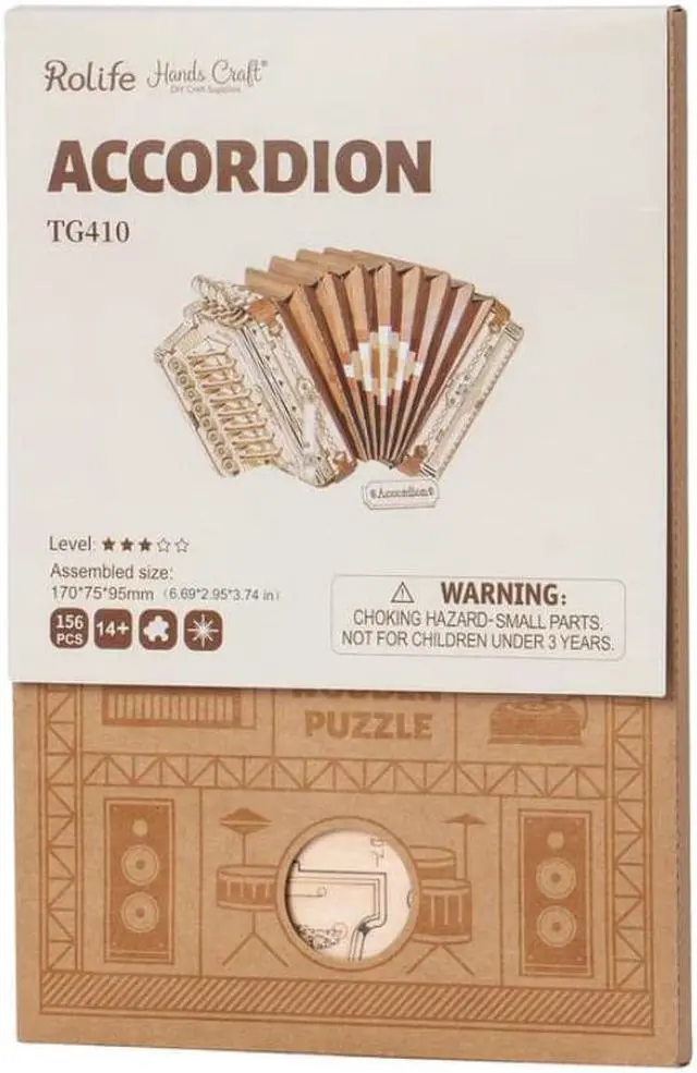Alt view image 3 of 3 - DIY 3D Puzzle - Drum Kit - 246pcs