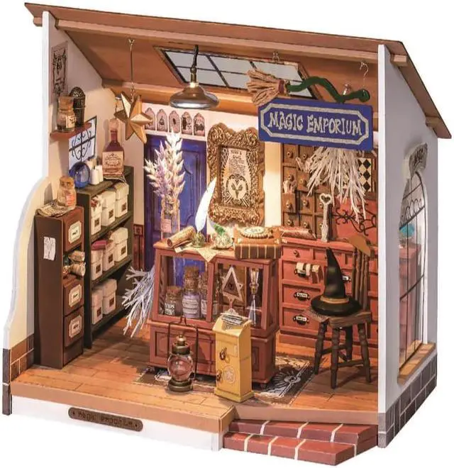 Main image of DIY 3D House Puzzle - Kiki's Magic Emporium 148 Pcs