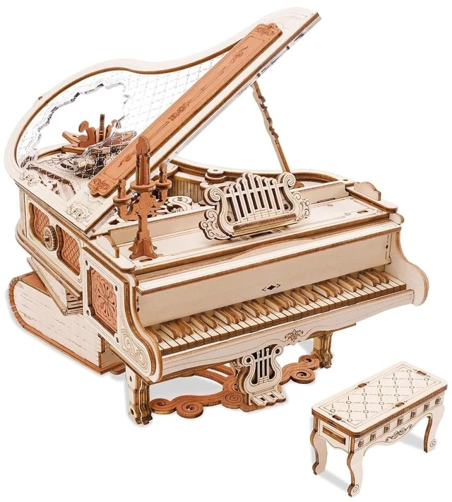 Main image of DIY 3D Music Box Puzzle Magic Piano 223pcs