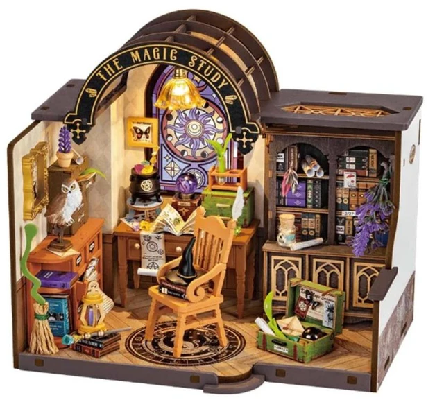 Main image of DIY 3D Wood Puzzle: Magic Study 267 pieces