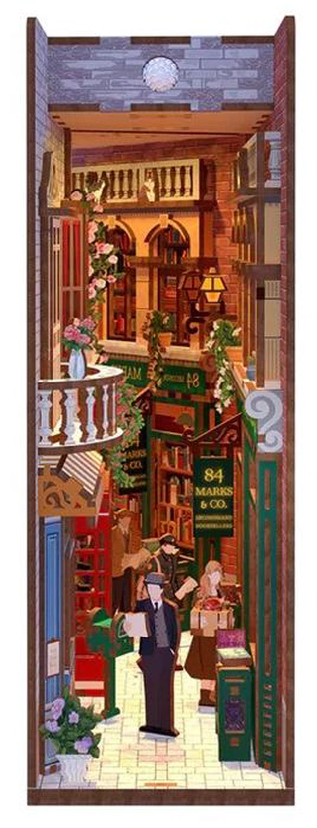 Main image of DIY 3D Book Nook Kit: 84 Charing Crodd Road 178pcs