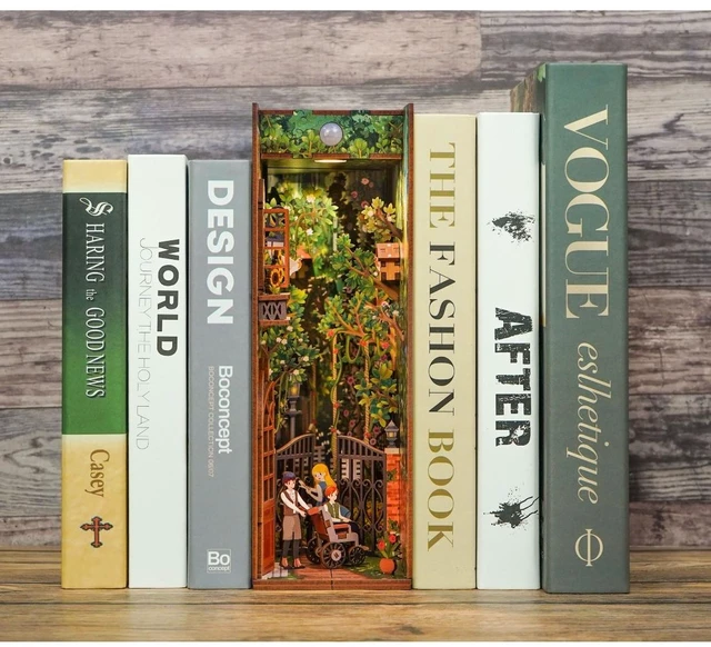 Main image of DIY 3D Book Nook Kit Secret Garden 80pcs