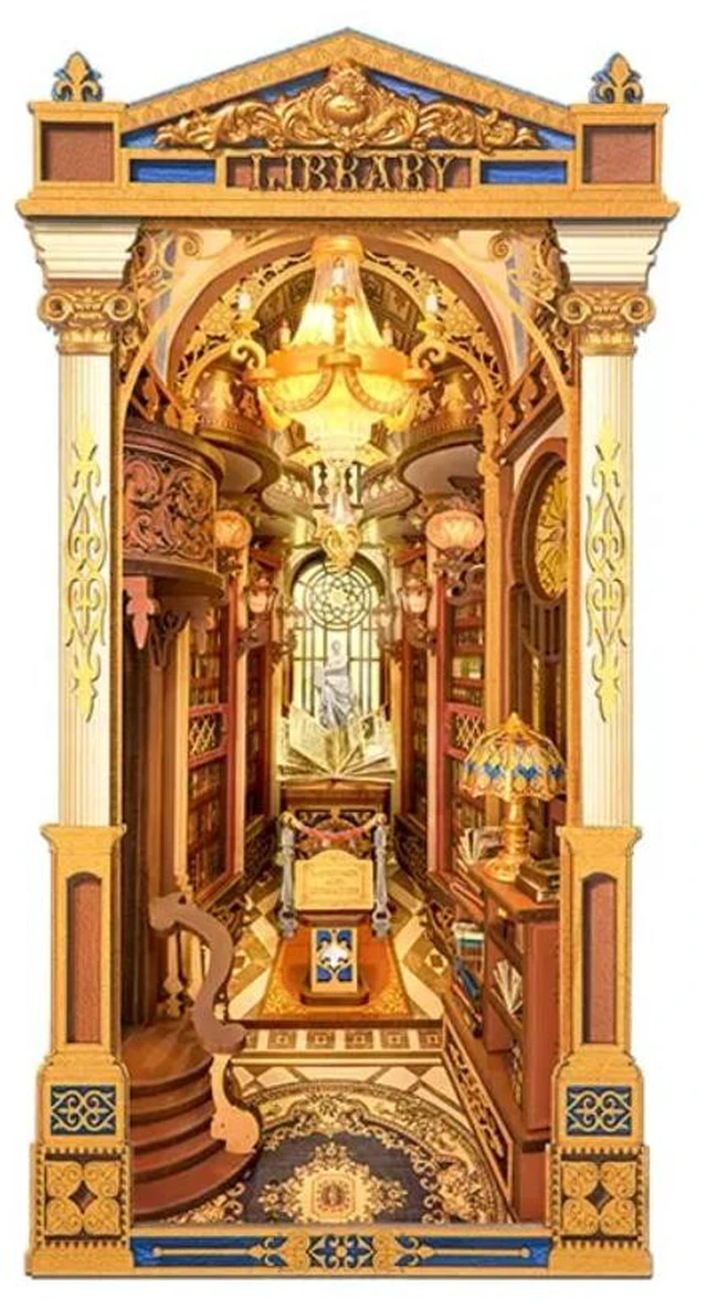 Main image of DIY 3D Book Nook Kit: Library of Wonders 258 pieces