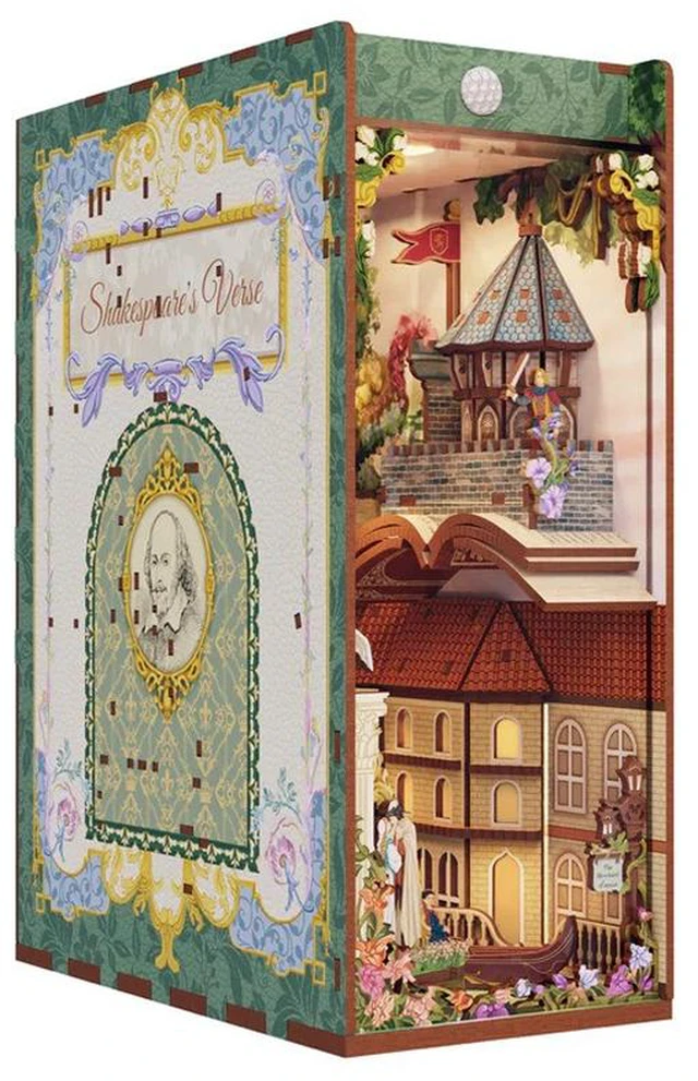 Main image of DIY 3D Book Nook Kit: Shakespeare's Verse 212pcs