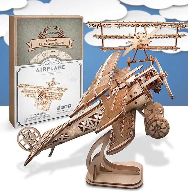 Alt view image 5 of 6 - DIY 3D Puzzle - Airplane - 145pcs