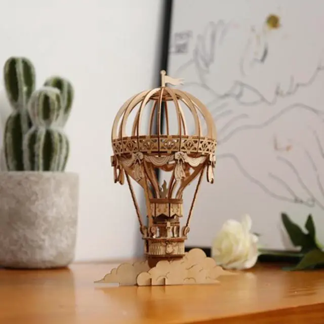 Alt view image 2 of 4 - DIY 3D Puzzle - Hot Air Balloon - 140pcs