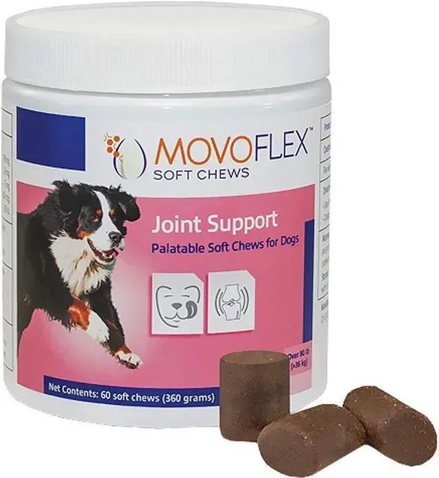 Main image of MovoFlex Joint Support Soft Chews for Large Dogs Over 80lbs by Virbac (60 Chews)