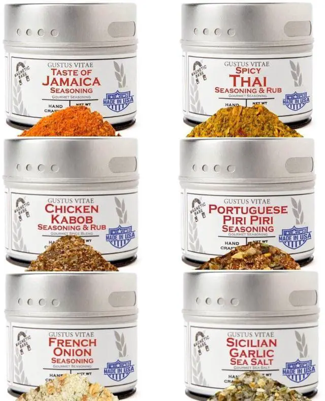 Main image of Global Chicken Air Fryer Seasoning Set - Artisanal Spice Blends Six Pack