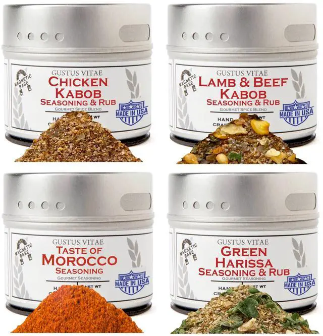 Main image of Complete Kabob Collection | 4 Tins | Gustus Vitae