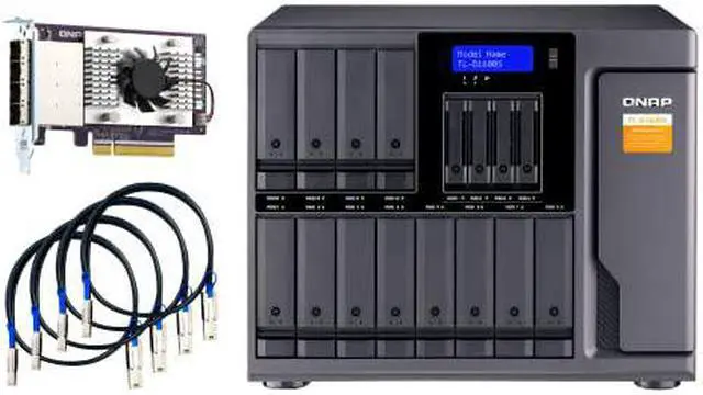 Alt view image 5 of 9 - TL-D1600S-US QNAP 16-bay desktop SATA JBOD expansion unit