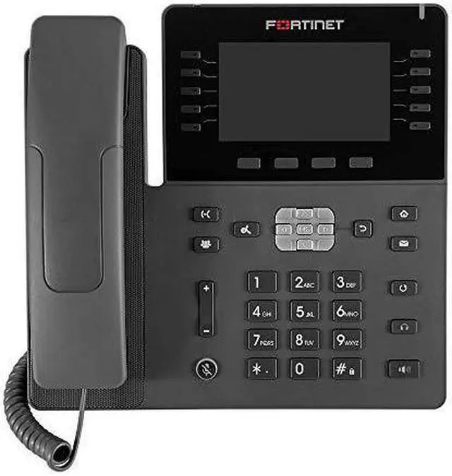 Alt view image 2 of 4 - fortinet fortifone 480 - fon-480, high end ip phone with 4.3" color screen, 45 programmable keys, built-in bluetooth, poe