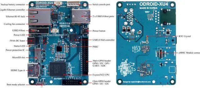 Alt view image 2 of 3 - ODROID XU4 Single Board Computer (SBC)