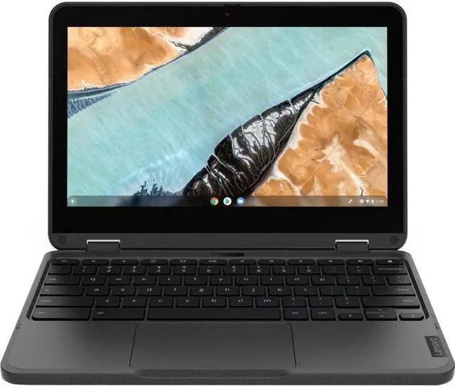 Alt view image 12 of 18 - Lenovo 300e Chromebook Gen 3 82J9000DUS 11.6" Touchscreen Chromebook - HD - 1366 x 768 - AMD 3015Ce Dual-core (2 Core) 1.20 GHz - 4 GB Total RAM - 32 GB Flash Memory - Gray - Chrome OS - AMD - In