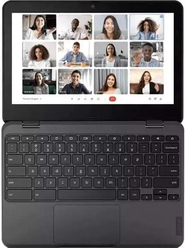 Alt view image 16 of 20 - Lenovo 100e Chromebook Gen 3 82UY0000US 11.6" Chromebook - HD - 1366 x 768 - Intel Celeron N4500 Dual-core (2 Core) 1.10 GHz - 4 GB Total RAM - 4 GB On-board Memory - 32 GB Flash Memory - Gray -