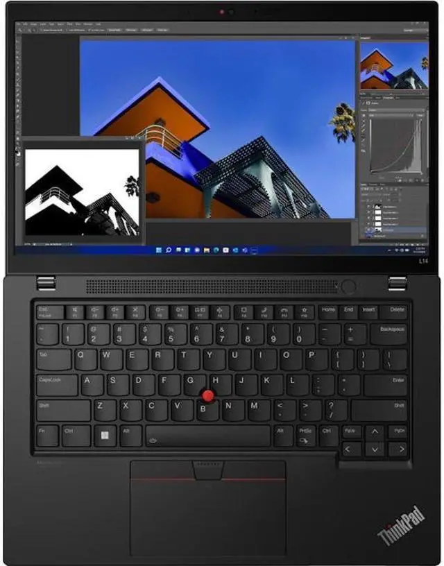 Alt view image 19 of 20 - Lenovo ThinkPad L14 Gen 3 21C50015US 14" Notebook - Full HD - 1920 x 1080 - AMD Ryzen 5 PRO 5675U Hexa-core (6 Core) 2.30 GHz - 8 GB Total RAM - 256 GB SSD - Thunder Black - AMD Chip - Windows 11