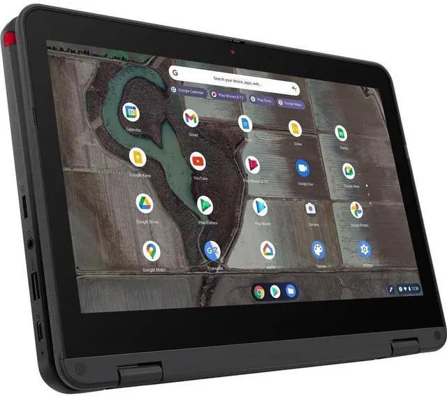 Alt view image 13 of 20 - Lenovo 100e Chromebook Gen 4 11.6" Touch Screen Intel Processor N100 Intel UHD Graphics 8GB Memory 64GB Storage Chrome OS 83G80001US