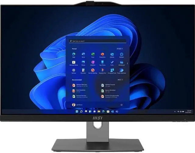 Alt view image 17 of 19 - MSI All-in-One Computer PRO AP243TP 12M-008US Intel Core i5-12400 8GB DDR4 500 GB M.2 SSD 23.8" Touchscreen Windows 11 Pro 64-bit