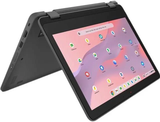Alt view image 16 of 20 - Lenovo 300e Yoga Chromebook Gen 4 11.6" Touch Screen MediaTek Kompanio 520 Mali G52 8GB Memory 64 GB SSD Chrome OS 82W20009US
