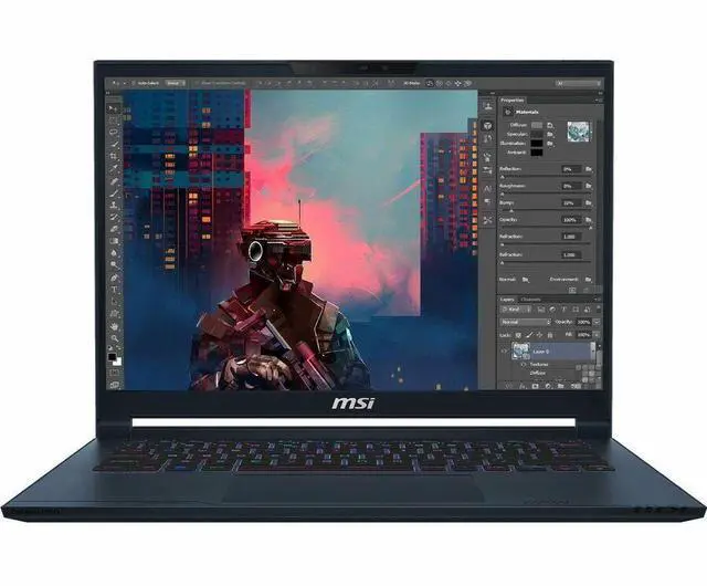 Alt view image 16 of 19 - MSI Stealth AI 14 in 165Hz Gaming Laptop - Intel Core Ultra9-185H - 32GB - 1TB SSD - Windows 11 Pro - NVIDIA GeForce RTX 4060 with 8 GB - Webcam - IEEE 802.11be Wireless   STEALTH14A1091