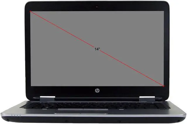 Alt view image 4 of 6 - HP ProBook 640 G2 14" Laptop - GRADE A - Intel Core i5 6th Gen 6300U (2.40 GHz) - 8 GB DDR4 Memory 256 GB SSD - Webcam - Windows 10 Pro