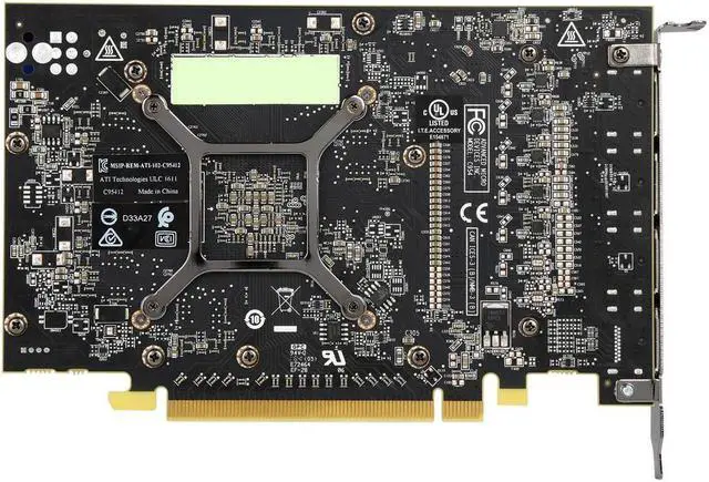 Alt view image 3 of 4 - Radeon Pro WX 5100 DELL 3YK2Y 8GB 256-bit GDDR5 Workstation Video Card