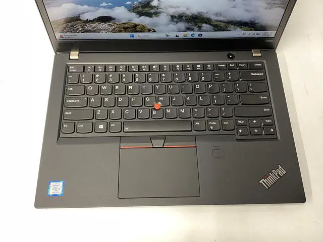 Alt view image 2 of 7 - Lenovo - ThinkPad T480s - i7-8650Su - 16GB - 256GB - 14" - 1920 x 1080 - Windows 11 Pro