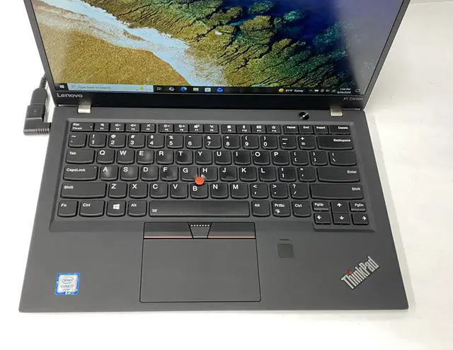 Alt view image 2 of 7 - Lenovo - X1 Carbon 5th Gen - i7-6500u - 8GB - 256GB - 14" - 1920 x 1080 - Windows 10 Pro