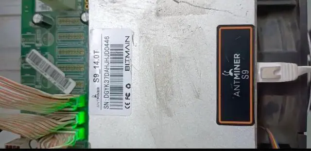Alt view image 4 of 4 - Bitmain Antminer S9 13.5TH/s Asic Bitcoin Miner BTC Mining Machine PSU Included