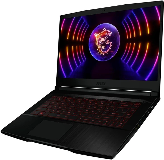 Alt view image 4 of 4 - MSI Thin GF63 15.6" 8GB 1TB SSD Core i5-12450H 3.30GHz WIN11H, Black