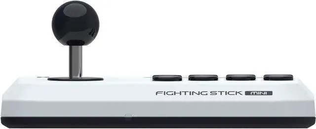 Alt view image 3 of 6 - HORI Fighting Stick Mini Wired Controller for Playstation 5 (PS5), White