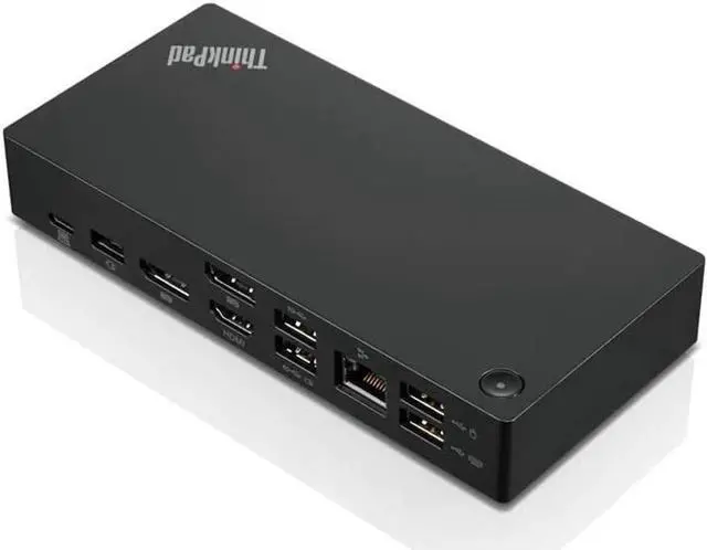 Alt view image 2 of 3 - Lenovo USA Lenovo ThinkPad USB-C Dock Gen 2 (40AS0090US) Black