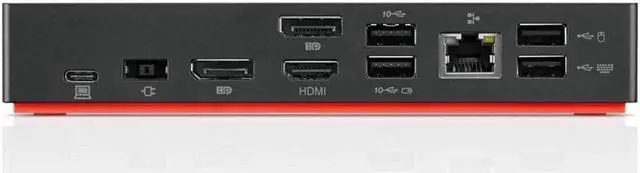 Alt view image 3 of 3 - Lenovo USA Lenovo ThinkPad USB-C Dock Gen 2 (40AS0090US) Black